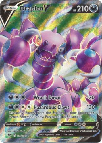 drapion v pokemon card value Drapion V - 118/196 Lost Origin Ultra Rare Pokemon main image 1