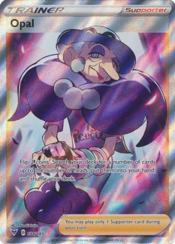 Pokemon Card - S&S: Vivid Voltage 184/185 - OPAL (Full Art) (ultra rare  holo) (Mint)