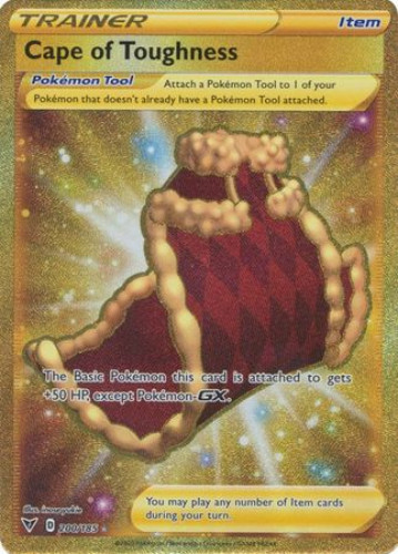 Pokemon Card - S&S: Vivid Voltage 200/185 - CAPE OF TOUGHNESS (secret rare  holo) (Mint): Sell2BBNovelties.com: Sell TY Beanie Babies, Action Figures,  Barbies, Cards & Toys selling online