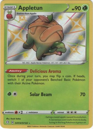 Pokemon Card - Shining Fates SV014/SV122 - APPLETUN (shiny holo rare) (Mint): Sell2BBNovelties.com: Sell TY Beanie Babies, Action Figures, Barbies, Cards & Toys selling online Pokemon Card - Shining Fates SV014/SV122 - APPLETUN (shiny holo rare) (Mint): Sell2BBNovelties.com: Sell TY Beanie Babies, Action Figures, Barbies, Cards & Toys selling online