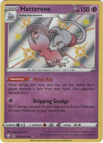 hatterene pokemon card Pokemon TCG - Hatterene V Crown Zenith Full Art Holo Card 065/159