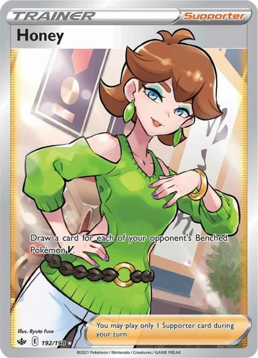 Pokemon Card - S&S: Chilling Reign 192/198 - HONEY (Full Art) (ultra rare) (Mint): Sell2BBNovelties.com: Sell TY Beanie Babies, Action Figures, Barbies, Cards & Toys selling online Pokemon Card - S&S: Chilling Reign 192/198 - HONEY (Full Art) (ultra rare) (Mint): Sell2BBNovelties.com: Sell TY Beanie Babies, Action Figures, Barbies, Cards & Toys selling online