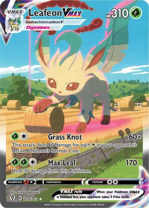 2024春の新作 Pokemon Card - S&S: Evolving Skies205/203 - LEAFEON VMAX ポケモンカードゲーム