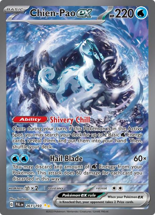 pokemon paldea evolved rare cards Pokemon - Chi-Yu ex - 040/193 - Ultra Rare main image 1