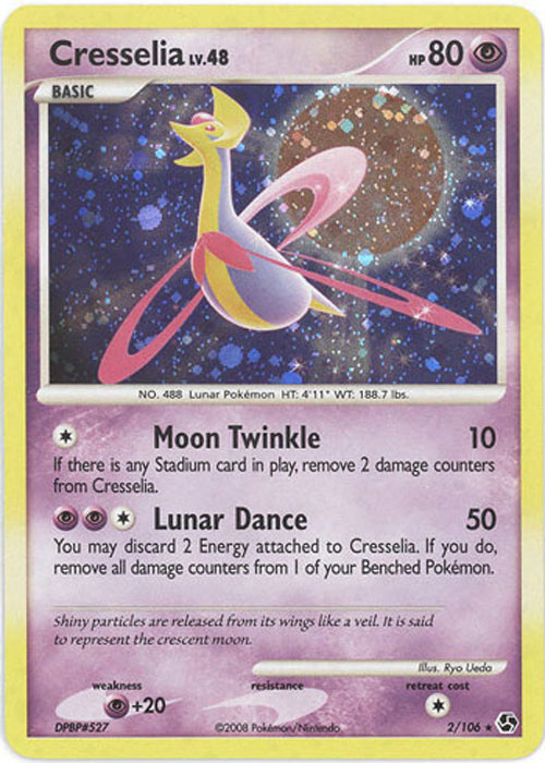 pokemon card cresselia Cresselia ex Double Rare Promo A (PROMO-A) #37 Pokmon TCG Pocket