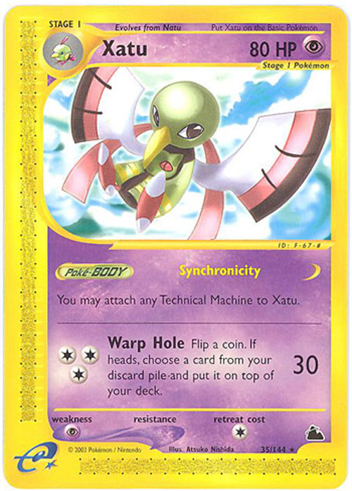 pokemon xatu card Pokemon EX Unseen Forces Uncommon Card main image 0