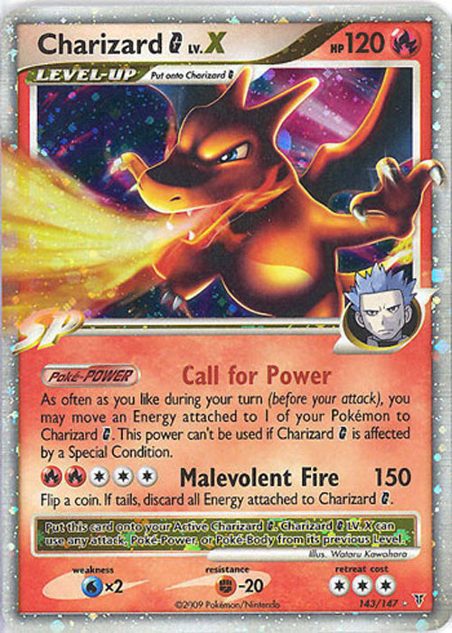 Pokemon Card - Supreme Victors 143/147 - CHARIZARD G Lv.X (holo