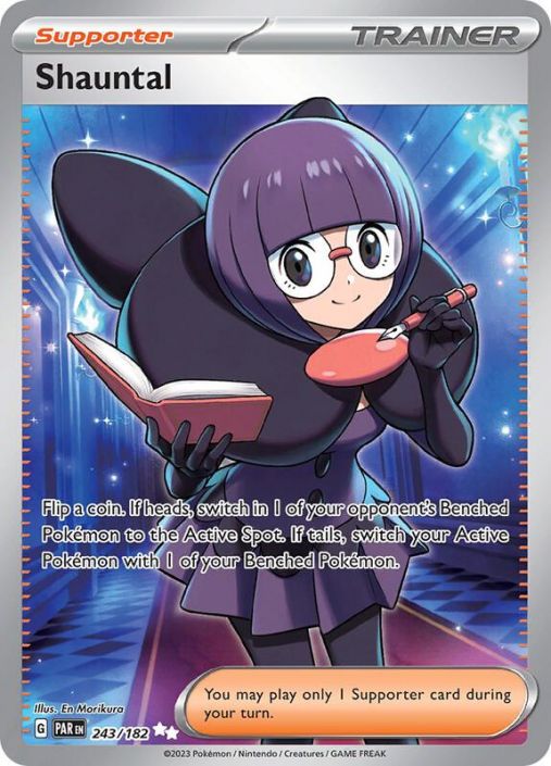 Pokemon Card - S&V: Paradox Rift 243/182 - SHAUNTAL (ultra rare) (Mint):  Sell2BBNovelties.com: Sell TY Beanie Babies, Action Figures, Barbies, Cards  & Toys selling online