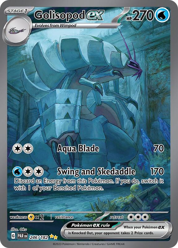 Pokemon Card - S&V: Paradox Rift 246/182 - GOLISOPOD EX (special