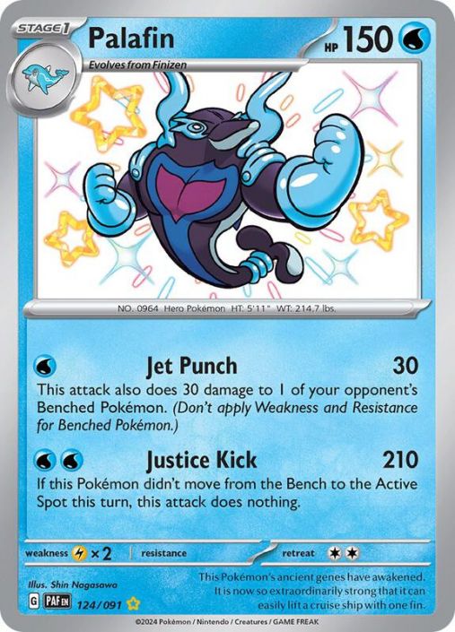 paldean fates rare cards Pokemon - Palafin - 225/091 - Top 10 Most Expensive Cards