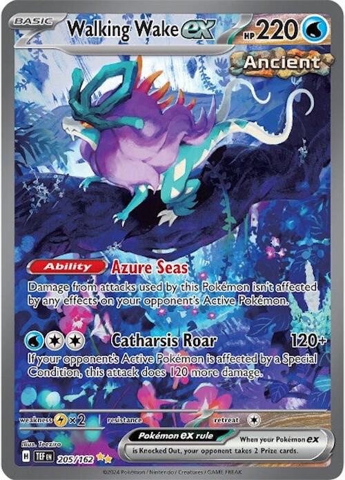 Pokemon Card - S&V: Temporal Forces 205/162 - WALKING WAKE EX (special illustration rare) (Mint): Sell2BBNovelties.com: Sell TY Beanie Babies, Action Figures, Barbies, Cards & Toys selling online Pokemon Card - S&V: Temporal Forces 205/162 - WALKING WAKE EX (special illustration rare) (Mint): Sell2BBNovelties.com: Sell TY Beanie Babies, Action Figures, Barbies, Cards & Toys selling online
