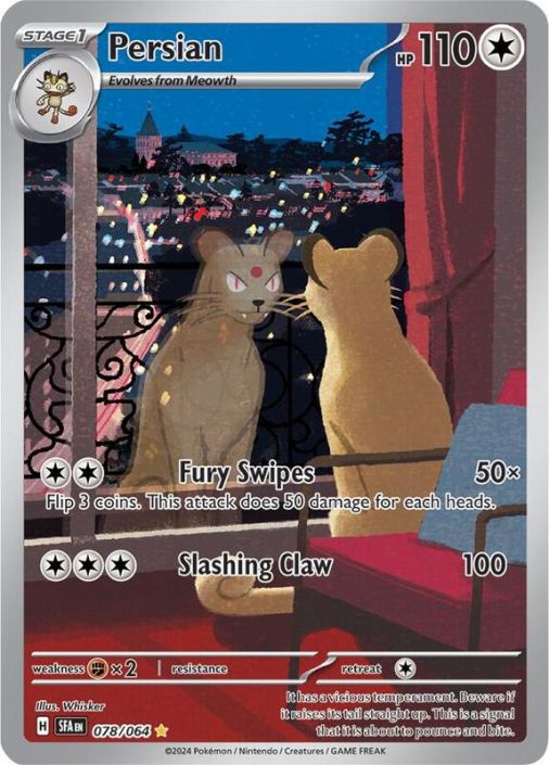 Pokemon Card - S&V: Shrouded Fable 078/064 - PERSIAN (Illustration Rare) (Mint): Sell2BBNovelties.com: Sell TY Beanie Babies, Action Figures, Barbies, Cards & Toys selling online Pokemon Card - S&V: Shrouded Fable 078/064 - PERSIAN (Illustration Rare) (Mint): Sell2BBNovelties.com: Sell TY Beanie Babies, Action Figures, Barbies, Cards & Toys selling online