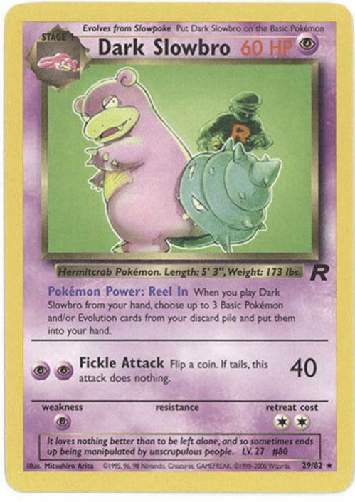 pokemon card dark slowbro Dark Slowbro [1st Edition]