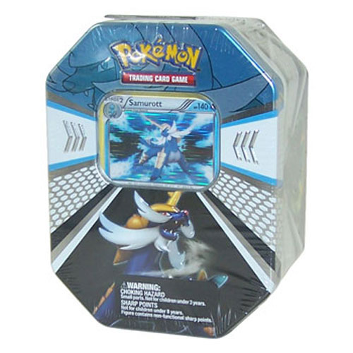 Pokemon cards samurott tin