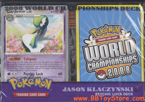 Pokemon Cards - World Championships Deck 2008 - PSYCHIC DECK (New):  Sell2BBNovelties.com: Sell TY Beanie Babies, Action Figures, Barbies, Cards  & Toys selling online