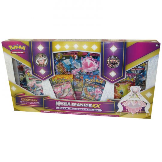 Pokemon Cards - MEGA DIANCIE EX BOX (2 Holo, 1 Jumbo Card, 6 Boosters, Pin  & Coin) (New): Sell2BBNovelties.com: Sell TY Beanie Babies, Action Figures,  Barbies, Cards & Toys selling online