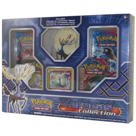 Pokemon Cards - XY XERNEAS COLLECTION (1 Holo, 1 Figure, 4 Boosters) (New):  Sell2BBNovelties.com: Sell TY Beanie Babies, Action Figures, Barbies, Cards  & Toys selling online