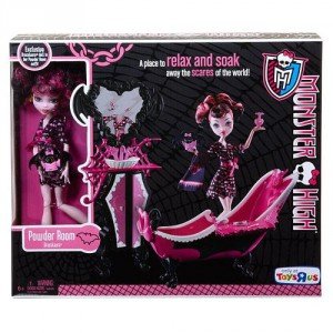 Monster High Doll Draculaura Powder Room Playset with ...