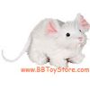 Lil'Kinz Virtual Pet Plush - WHITE MOUSE (6 inch) (Mint - Unused Code)