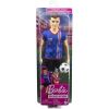 Mattel - Barbie Doll - SOCCER PLAYER (Male Ken)(Blue Jersey) HCN15 (Mint)