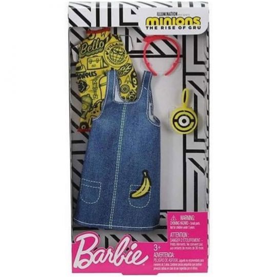 Mattel - Barbie Doll - FASHION PACK (Minions 2)(Denim Dress, Yellow Dress &  More) GHX90 (Mint): Sell2BBNovelties.com: Sell TY Beanie Babies, Action  Figures, Barbies, Cards & Toys selling online