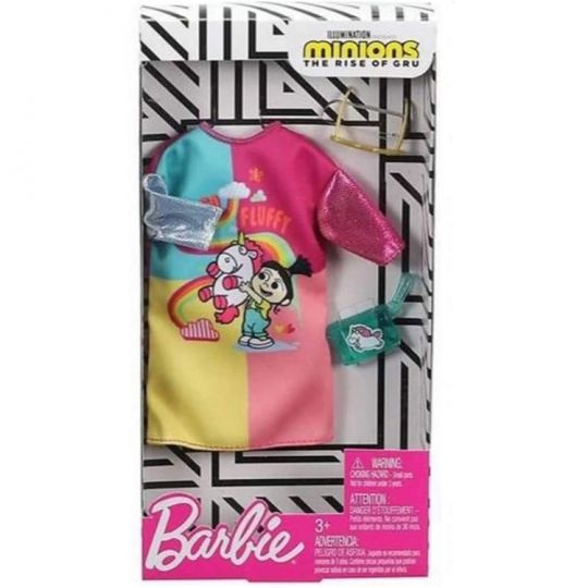 Mattel - Barbie Doll - FASHION PACK (Minions 2)(Pink/Yellow/Blue Fluffy  Unicorn Dress & More) GHX89: Sell2BBNovelties.com: Sell TY Beanie Babies,  Action Figures, Barbies, Cards & Toys selling online