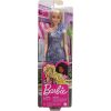 Mattel - Barbie DOLL (Blonde Hair, Short Blue Sequin Dress, Silver Platform Shoes) GRB32 (Mint)