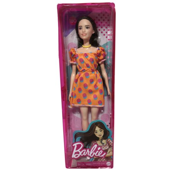 Mattel - Barbie FASHIONISTAS DOLL #160 (Brunette Hair, Polka Dot Dress,  Yellow Necklace) GRB52: Sell2BBNovelties.com: Sell TY Beanie Babies, Action  Figures, Barbies, Cards & Toys selling online