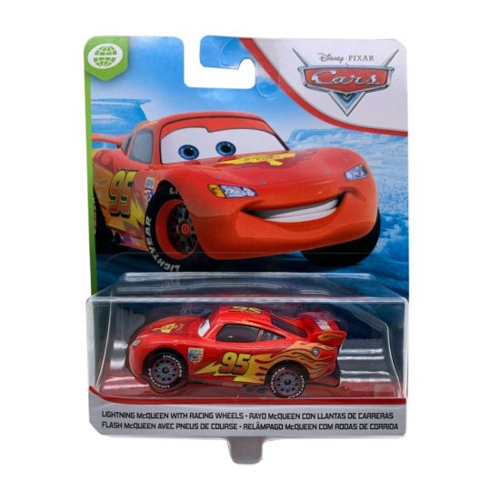  Disney Pixar Cars Lightning McQueen with Racing Wheels : Toys &  Games