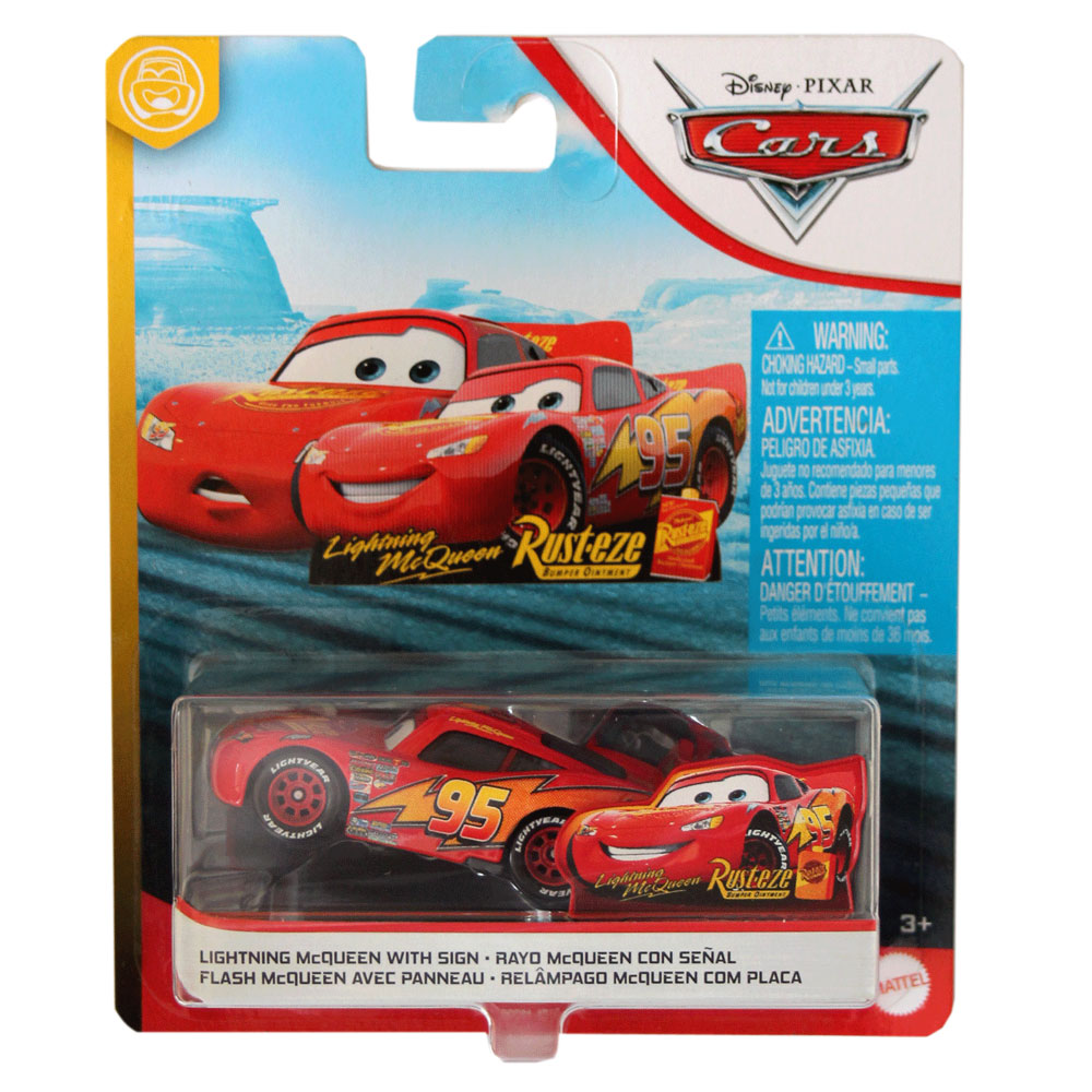 Mattel - Disney Pixar's Cars - LIGHTNING MCQUEEN w/ Sign (Funny Flashbacks)  GCC81 (Mint): : Sell TY Beanie Babies, Action Figures,  Barbies, Cards & Toys selling online
