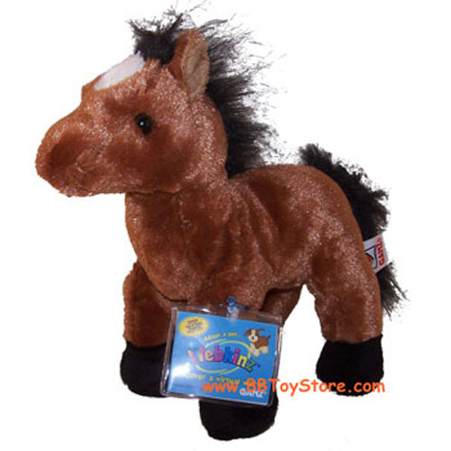 Webkinz Brown Arabian Black Stallion Clydesdale Horse Full Size Codes Plush 3+ 
