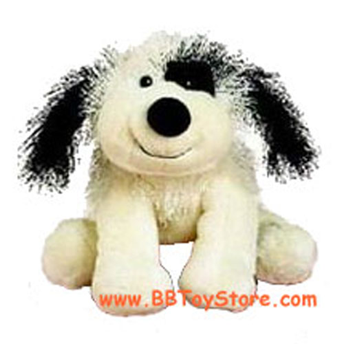 black and white webkinz dog