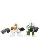 Star Wars - 2010 Legacy - Galactic Heroes Figures - Republic Commandos Fixer and Boss (New & Mint)