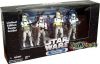 Star Wars - Saga - Clone Trooper Builder 4-Pack (Colored w/Battle Damage) (Exclusive) (New & Mint)