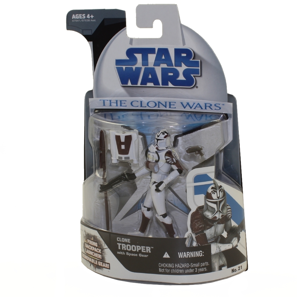 Star Wars - Clone Wars Action Figure - CLONE TROOPER (Space Gear) (3.75