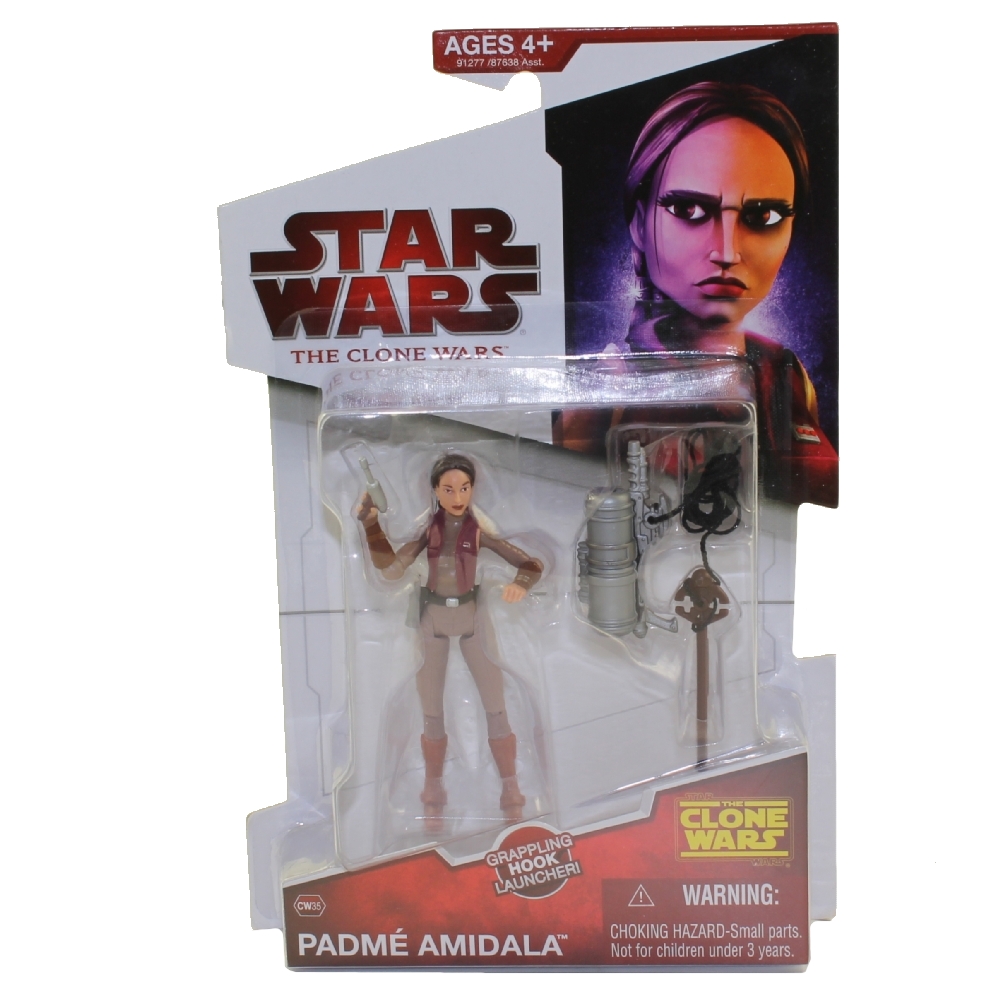 Star Wars - The Clone Wars Action Figure - PADME AMIDALA w/ Grappling Hook  Launcher (New & Mint): : Sell TY Beanie Babies, Action  Figures, Barbies, Cards & Toys selling online