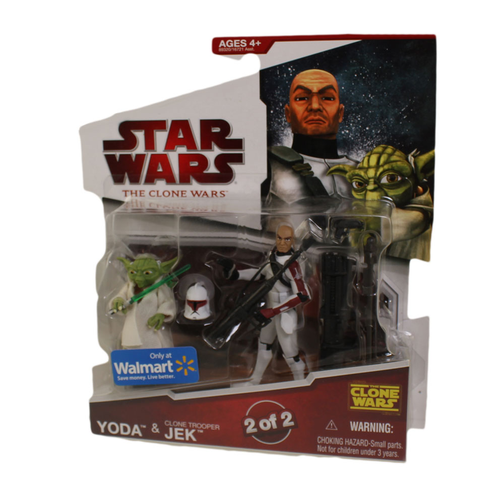 スター・ウォーズ CLONE WARS フィギュア JEK Star Wars Clone Wars Animated series 2008 Yoda and Clone