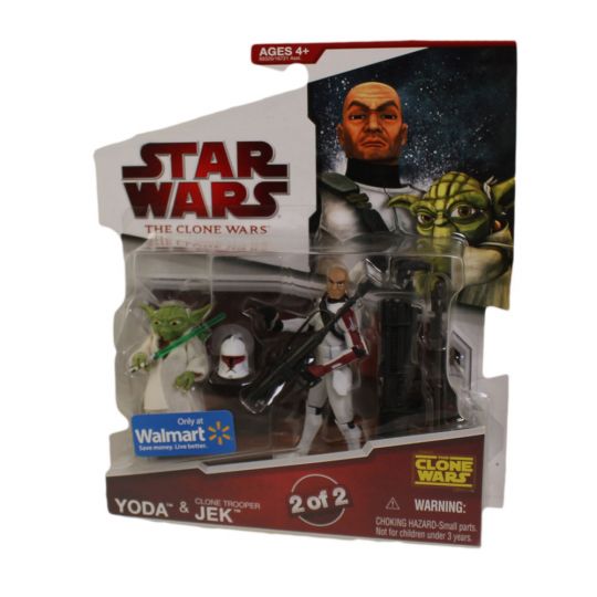 Star Wars - The Clone Wars Action Figure Set - YODA & CLONE