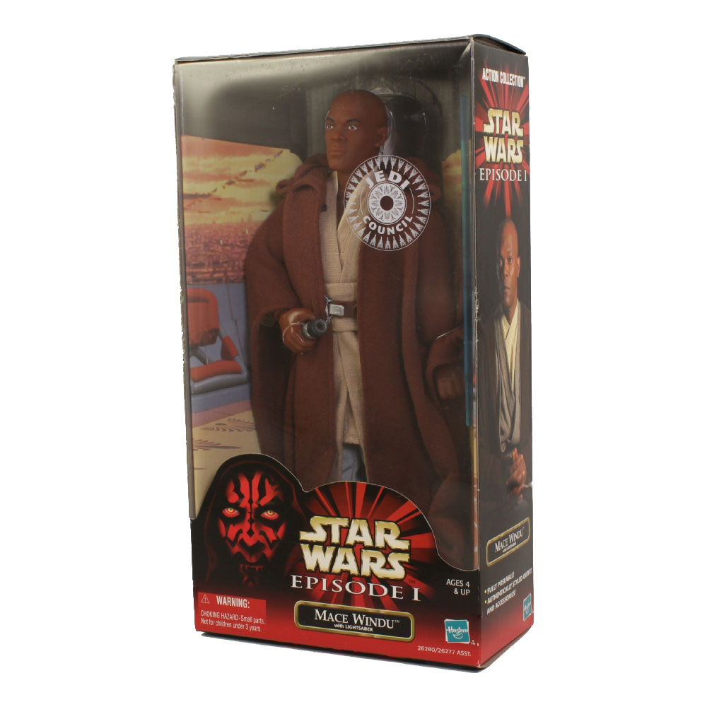 Star Wars Episode 1 (EP1) The Phantom Menace Doll Figure MACE WINDU
