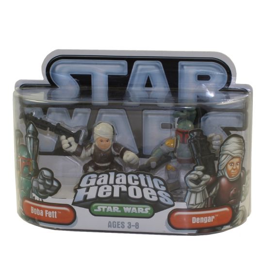 Star Wars – Boba Fett & Dengar – Galactic Heroes 2er-Pack – Stilisierte Sammelfiguren – Für Kinder Von 3 Bis 8 Jahren Star Wars – Boba Fett & Dengar – Galactic Heroes 2er-Pack – Stilisierte Sammelfiguren – Für Kinder Von 3 Bis 8 Jahren