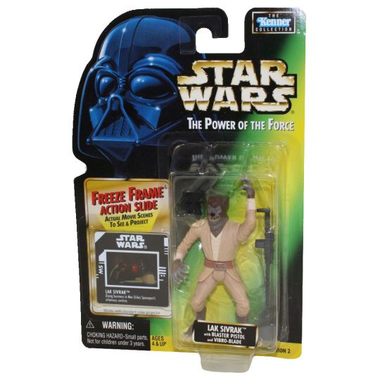 Star Wars 3.75 Inches The Power of the Force Freeze Frame Lak Sivrak Action Figure