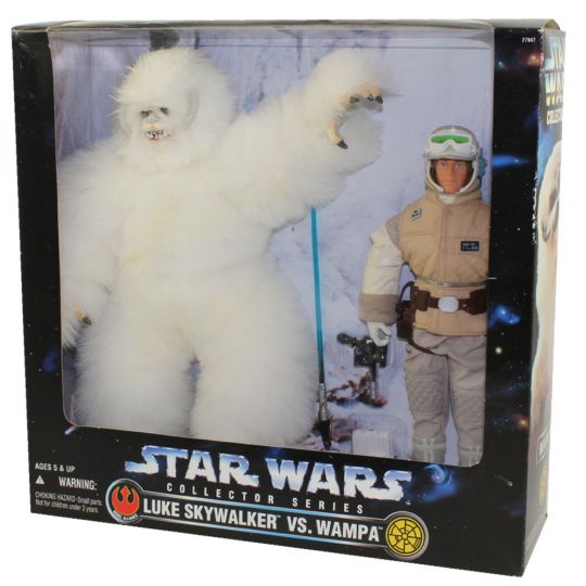 Star Wars - Power of the Force (POTF) - Action Figure - Luke Skywalker and  Wampa (12 inch) (New & Mi