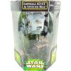 Star Wars Power of the Jedi Vehicle Set - IMPERIAL AT-ST & SPEEDER BIKE [Ewok Figure Included] (Mint