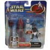 Star Wars - Saga - Deluxe Figure - Clone Trooper w/Speeder Bike (New & Mint)