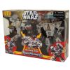 Star Wars - Transformers Action Figure Set - MILLENNIUM FALCON (Han Solo & Chewbacca Pilots) (Mint)