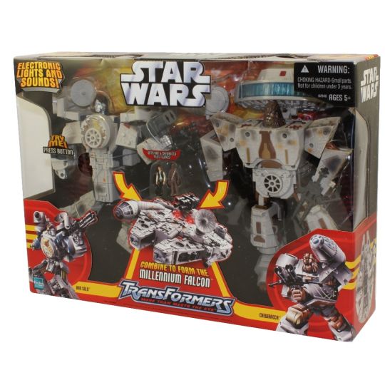 Star Wars - Transformers Action Figure Set - MILLENNIUM FALCON