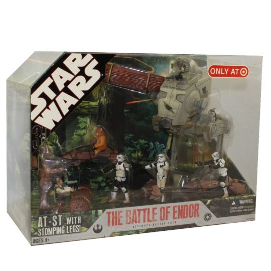 Star Wars - Ultimate Battle Pack Set - THE BATTLE OF ENDOR (AT-ST