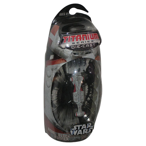 Star Wars Micro Machines Titanium Series Die-Cast Vehicle - REBEL BLOCKADE RUNNER (Mint)