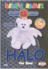 TY Beanie Babies BBOC Card - Series 2 Birthday (BLUE) - HALO the Bear (Mint)