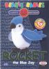 TY Beanie Babies BBOC Card - Series 2 Birthday (GREEN) - ROCKET the Blue Jay (Mint)